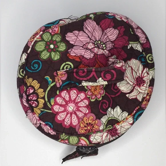 Vera Bradley Zip Around Makeup Bag - Picture 2 of 8